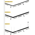 new design magnetic track rail system DC 24V